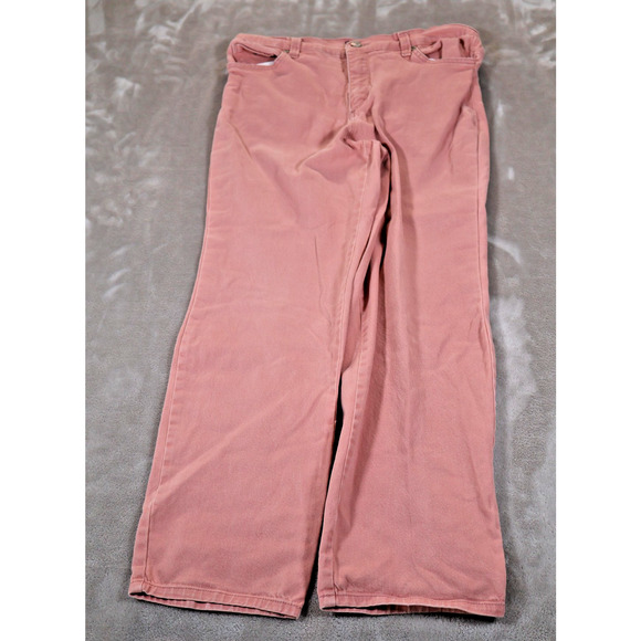 Gloria Vanderbilt Pants - Gloria Vanderbilt Pants Womens 10 Short Pink Amanda Stretch Jeans Casual Cotton